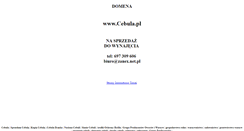 Desktop Screenshot of cebula.pl
